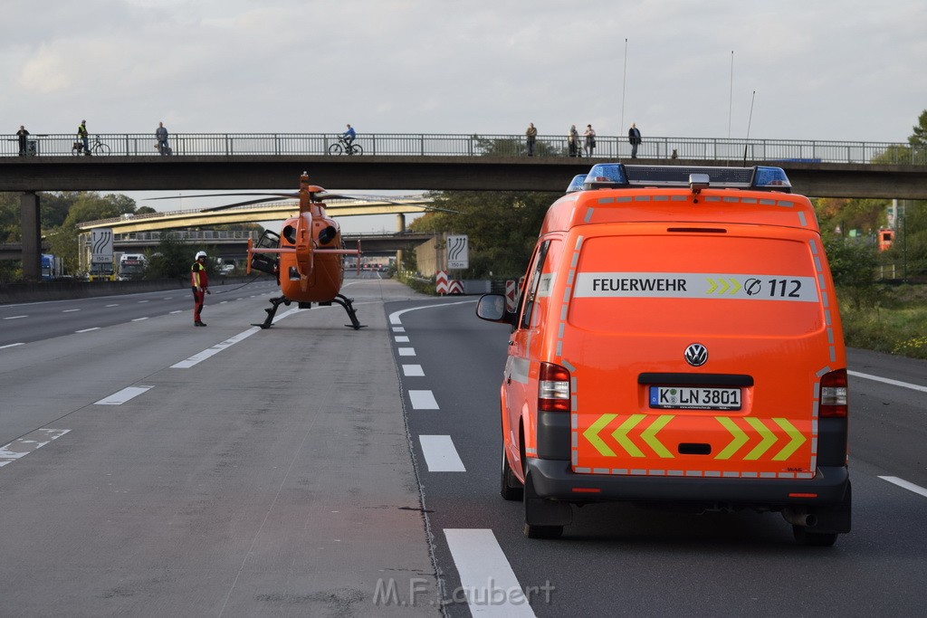 VU mehrere PKW A 3 Rich Oberhausen Hoehe AK Koeln Ost P110.JPG - Miklos Laubert